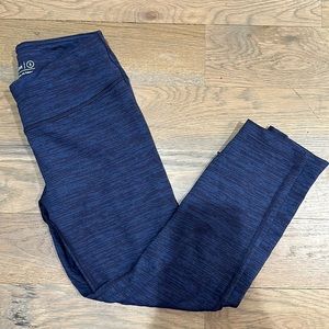 Outdoor Voices Blue Warmup Leggings 3/4 size S